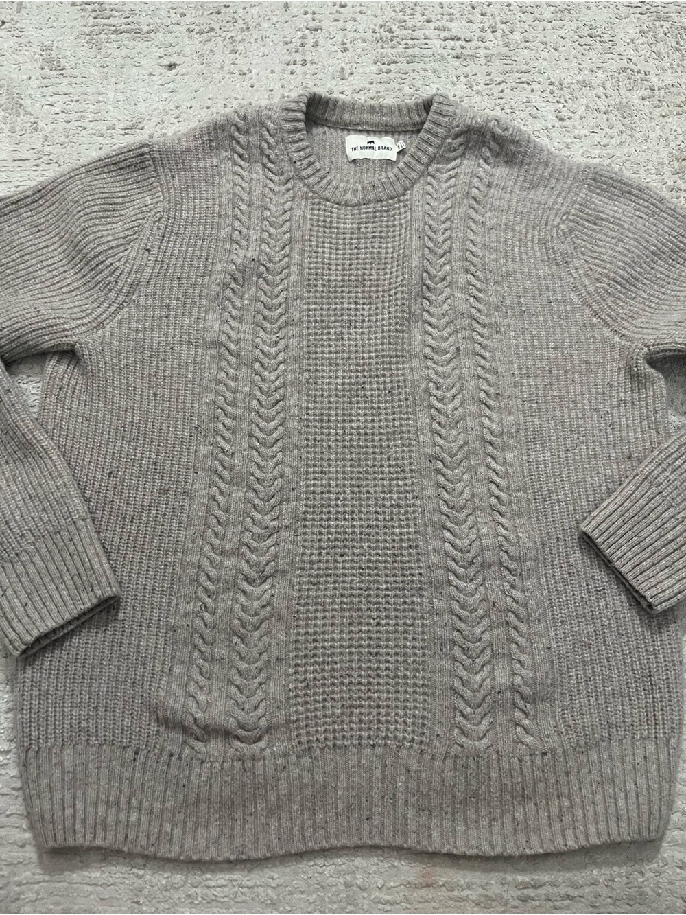 The Normal Brand Wool Blend Chunky Knit Sweater